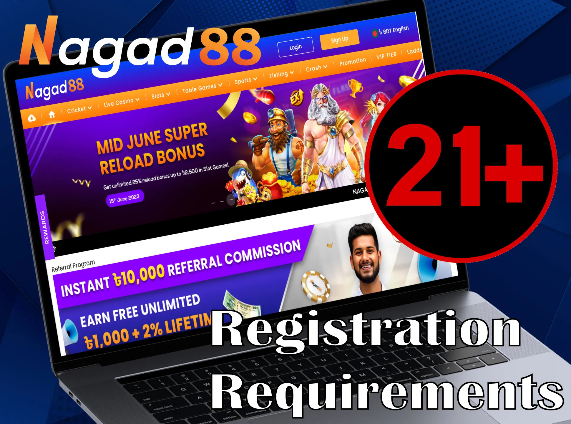 Read the simple rules for registering with wow77.