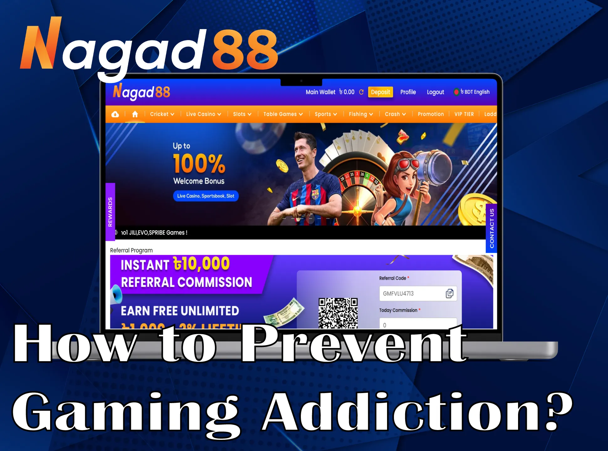 wow77's tips on how to prevent gaming addiction.